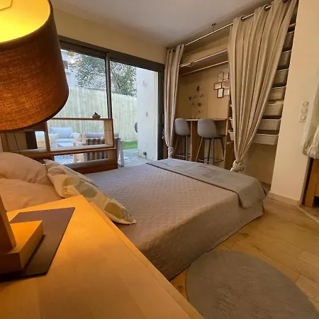 Glass And Wood Designer With Garden In Centertown Villa Montpellier